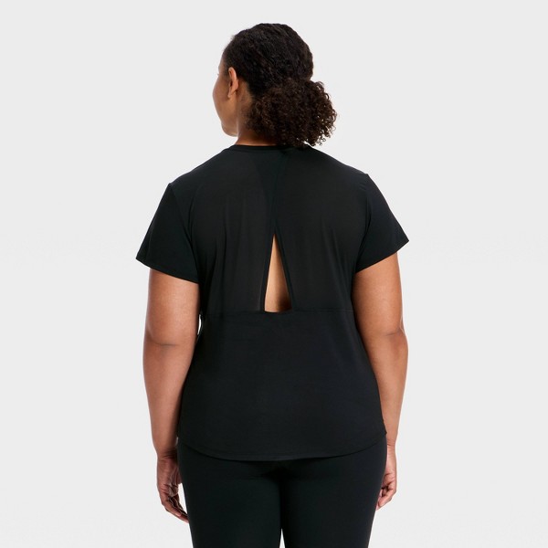 Camiseta de manga corta con espalda de malla para mujer - All In Motion™ 5