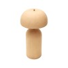 HomeRoots 25" Distressed Beige Ceramic Table Lamp With Beige Drum Shade - 4 of 4