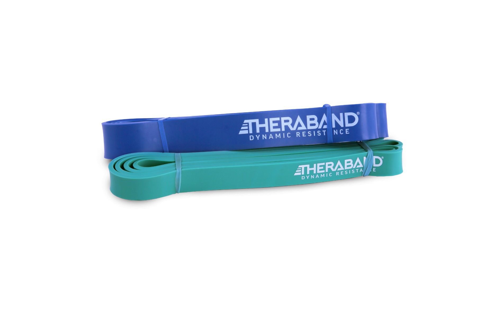 THERABAND High Resistance Band, Set of 2, Medium and Heavy, Full Body Workout, Powerlifting