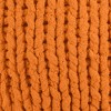 20"x20" Oversize Ella Chunky Knit Square Throw Pillow Sudan Brown - Lush Décor: Soft Velvet Back, Indoor Use - 2 of 4