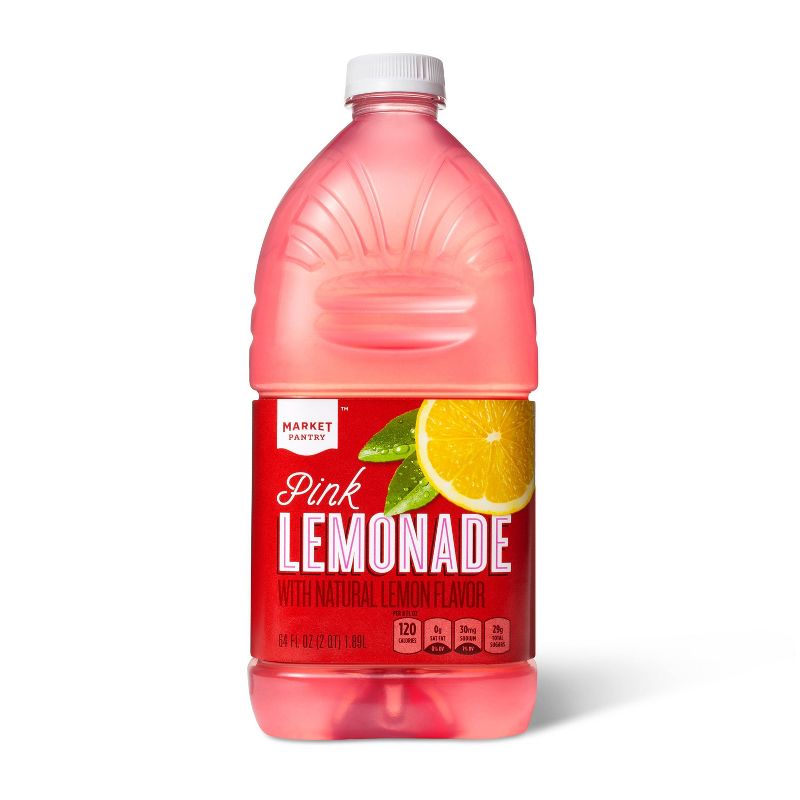 Pink Lemonade - 64 fl oz Bottle  - Market Pantry&#8482;, 1 of 5