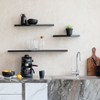 MH London Force  36" Set of 3 Wall Mounted Shelves Mango Wood - 2 of 4