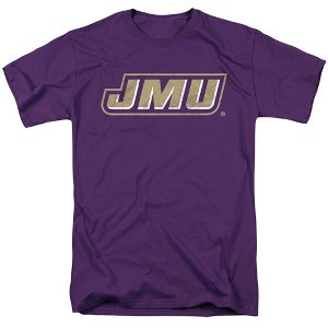 Men's James Madison University Official Distressed Primary T-Shirt - 1 of 4