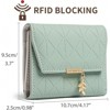 FATMOON  Women’s Wallet - RFID Blocking Bifold Purse with Premium Leather, Multi-Compartment Organizer for Cards, Cash, ID for Daily Use & Travel - 3 of 4
