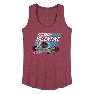 Women's - Hot Wheels - Valentine's Epic Graphic Racerback Tank - 1 of 4