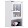 Tangkula Cabinet Wall Mounted Storage Bathroom Hanging Organize - 4 of 4