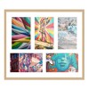 PosterPalooza | Natural Finish Collage Frame - White Mat, 20 Frame Sizes to Choose From, UV Acrylic - 4 of 4