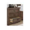 Signature Design by Ashley Taffenbrook 3-Drawer Nightstand with USB Charging and Power Outlets - Medium Brown - 3 of 4