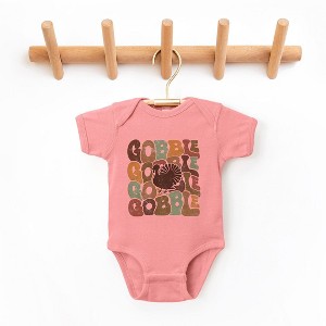 The Juniper Shop Gobble Turkey Baby Bodysuit - 1 of 3