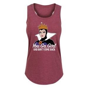 Women's - Disney Princess - You Go Girl Graphic Racerback Tank - 1 of 4