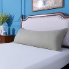 Brushed Microfiber Body Pillowcase, Super Soft Body Pillow Cover with Envelope Closure, 20x54 Inches - NTBAY - 4 of 4