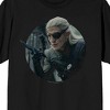 House of the Dragon TV Series Aemond Targaryen with blade on Black Short Sleeve Adult T-Shirt - 2 of 3