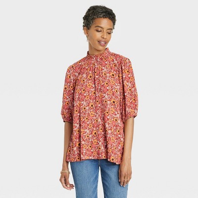 ladies flowery blouses