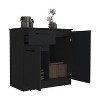 NicBex Wooden Dresser for Bedroom,Modern Style Dresser with 2-Door Cabinets,Dressers for Kids Room,Living Room,Entry and Hallway - 4 of 4