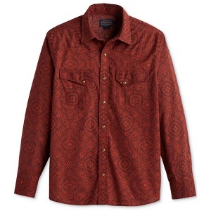Pendleton Mens Laramie Paisley Western Button Up Shirt - 1 of 1