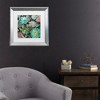 Trademark Fine Art - Danhui Nai Floral Succulents v2 Crop Matted Framed Art - 2 of 4