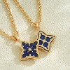 Clotth Gold Necklace for Women Dainty 14K Gold Plated,Necklace Adjustable Chain Choker Charm Lucky Necklaces for Women Jewelry - 2 of 4