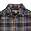 Hope & Henry Boys'  Convertible Double Weave Button Down Shirt, Infant - 2 of 4