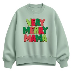 Women's - Instant Message - Very Merry Mama - 1 of 2