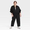 Women's Leisure Studio Fleece Bomber Jacket - Universal Thread™ - 3 of 3