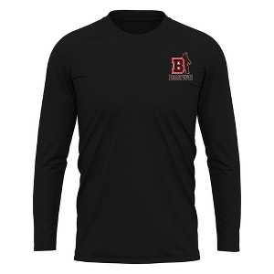 Brown University Adult Sport Long Sleeve Left Chest Logo, Athletic Heather - 1 of 4