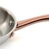 BergHOFF Ouro Gold 18/10 Stainless Steel 14Pc Cookware Set With Lids and Silicone Spatulas, Rose Gold Handle - image 3 of 4