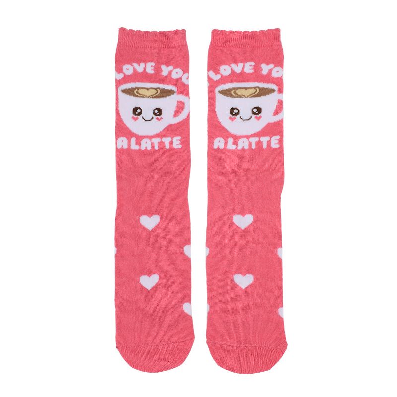 Romantic Valentine's Day Crew Socks 2-Pack - Adult Love-Inspired Sock Set, 2 of 7