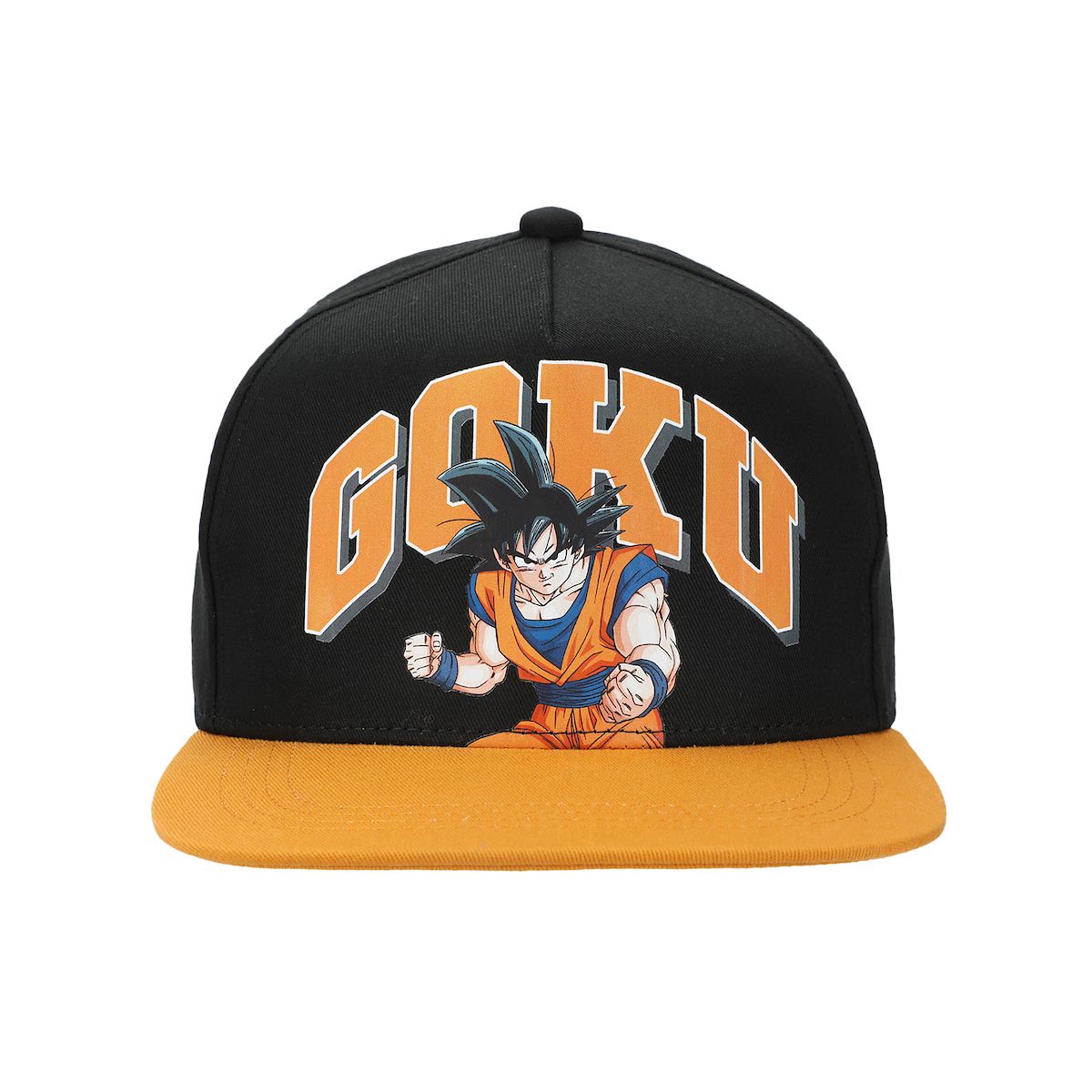 Dragon Ball Z Goku Youth Orange & Black Snapback Hat - thumbnail 2