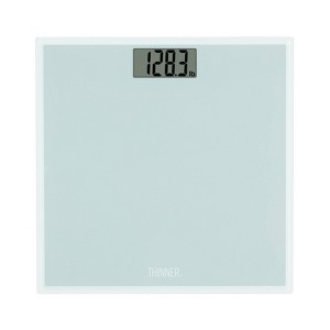 Thinner Glass Weight Scale Silver - 1 of 4