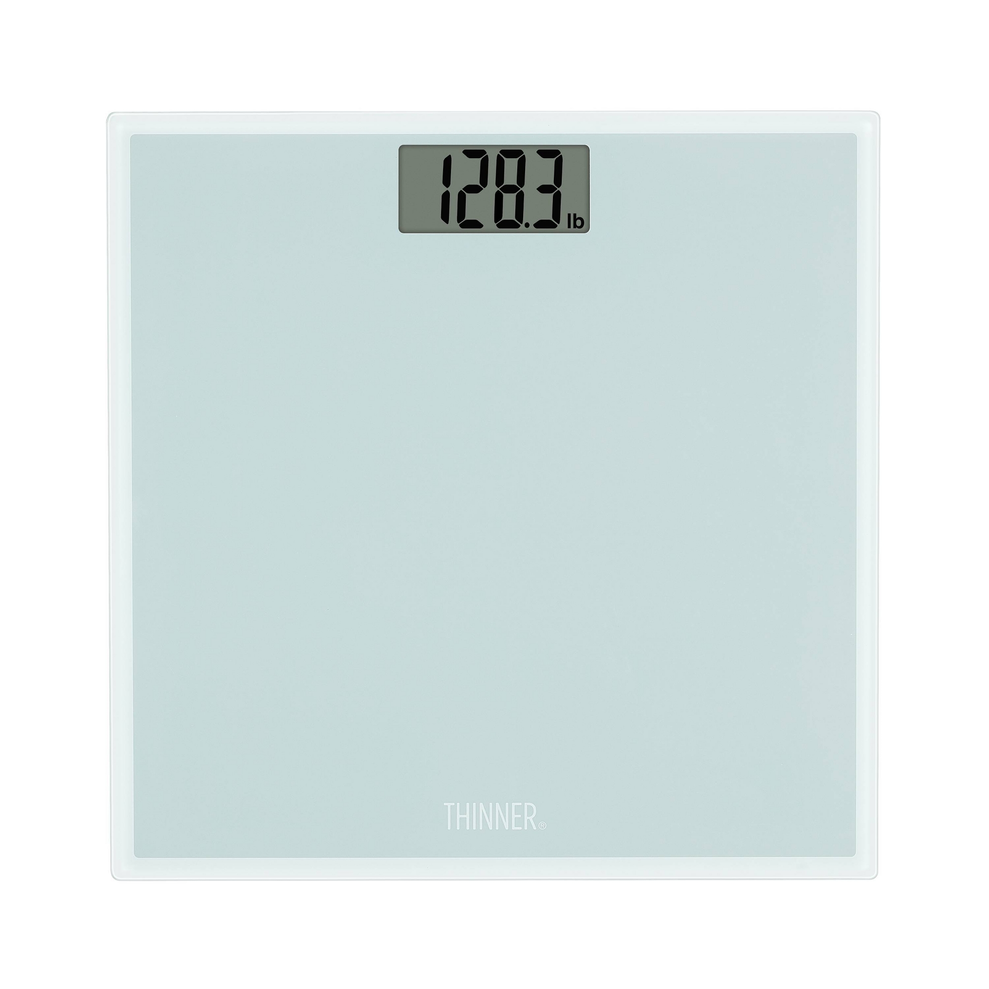 Thinner Glass Weight Scale Silver