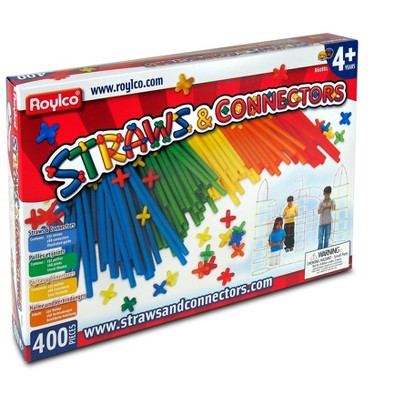 Roylco Straws and Connectors Kit, Set of 400
