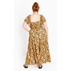 Women's Plus Size Brigitte Dress - yellow | CITY CHIC - image 2 of 4