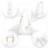 Shoulder Bag Crescent Handbag Ruched Purse Underarm Bag Mini Hobo - 3 of 4