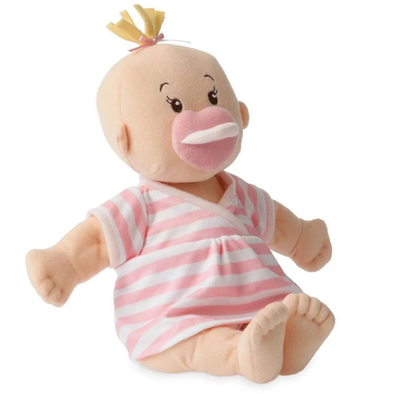 Manhattan Toy Baby Stella Peach 15" Soft First Baby Doll for Ages 1 Year and Up, No Retail Packaging, 2 of 7