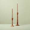 6pk Soft Twist Taper Candles Brown - Hearth & Hand™ with Magnolia - 3 of 3