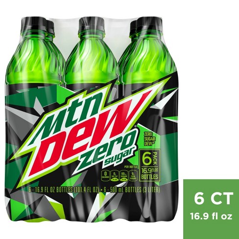 Mountain Dew Zero Sugar - 6pk/16.9 Fl Oz Bottles : Target