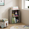 HOMLUX 2-Tier Cube Bookcase Compact Storage Shelf Organizer - 3 of 4