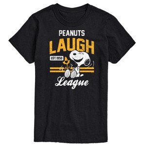 Men's - Peanuts - Peanuts Laugh League Short Sleeve Graphic T-Shirt - 1 of 4