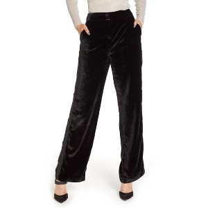 Women's Velvet High Rise Wide Leg Trousers - Chelsea28 - 1 of 4