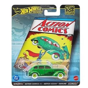 Hot Wheels Action Comics #1 Action Sedan Berline Action Comics Pop Culture - 1 of 3