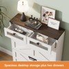 Narrow Freestanding Shoe Rack for Entrance, Shoe Cabinet with Flip Drawers - 4 of 4