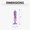 American Pet Supplies Tie Dye Narwal Skinny Squeaker Dog Chew Toy – Magical Creature Plush Dog Toy with Durable Texture - 3 of 4