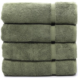 BC BARE COTTON Luxury Hotel & Spa Towel Turkish Cotton Bath Towel Set (27x54 Inches) - 1 of 4