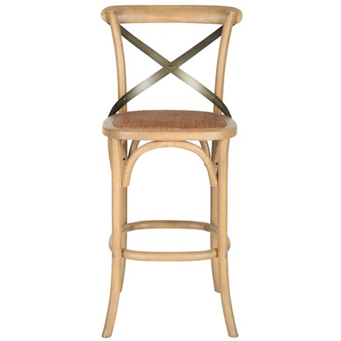 Ekeanor X Back Bar Stool  - Safavieh - image 1 of 4