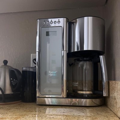 KENMORE Programmable 12- Cup Stainless Steel Drip Coffee Maker Aroma  Control Reusable Filter KKECM12SS - The Home Depot