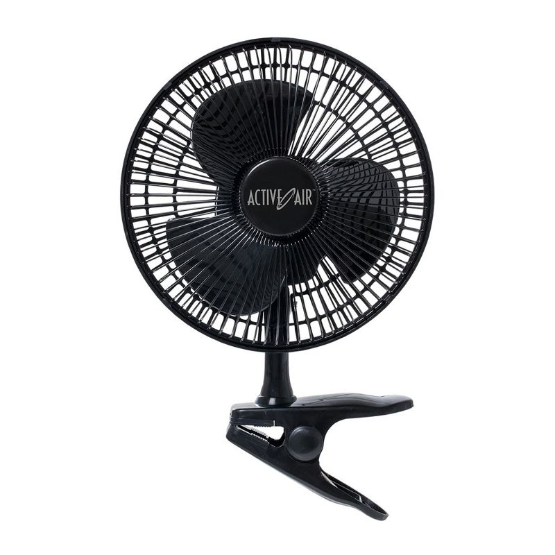 Hydrofarm 16-Inch 3-Speed Metal Wall Mountable Oscillating Tilt Fan  and Active Air 8-Inc Clip-On 7.5W Brushless Motor Hydroponic Garden Grow Fan, 3 of 7