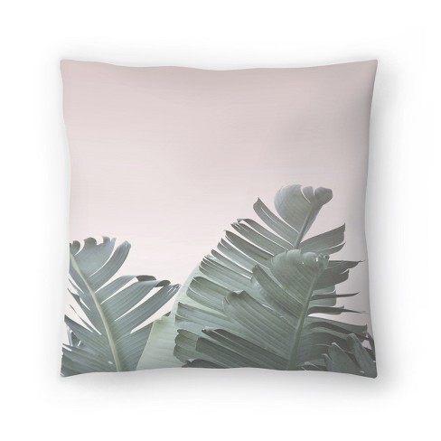 Large Leaf Study Iii By Modern Tropical 20 X 20 Throw Pillow - Americanflat  : Target