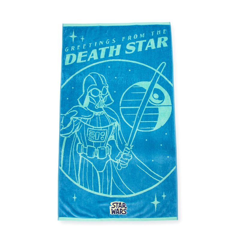 Star Wars Death Star Embroidered Beach Towel, 1 of 6