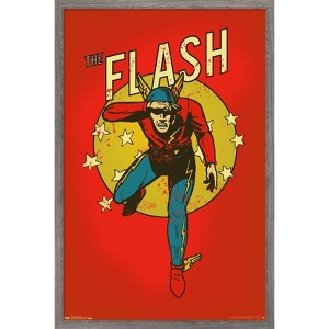 Trends International DC Comics - The Flash - VIntage Framed Wall Poster Prints - 1 of 4