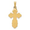 Black Bow Jewelry 14k Yellow Gold Eastern Orthodox Cross Pendant, 13 x 26mm - 3 of 4